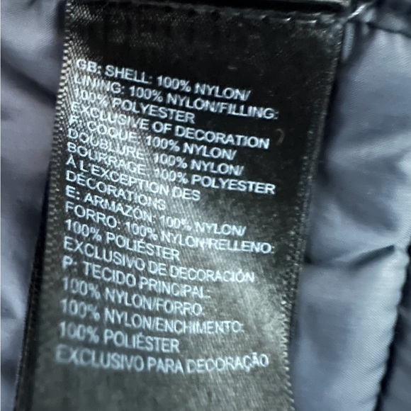 The North Face Men’s Black Aconcagua Hybrid Puffer Jacket Hooded Size Large - Picture 12 of 16